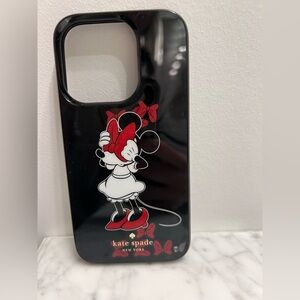 KATE SPADE DISNEY MINNIE MOUSE BOW IPHONE 14 PRO PHONE CASE:*SOLD OUT*